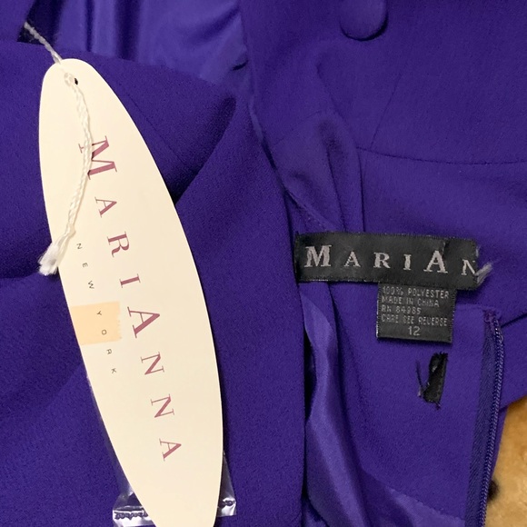 Marianne dress woman purple size 12 new - Picture 8 of 8